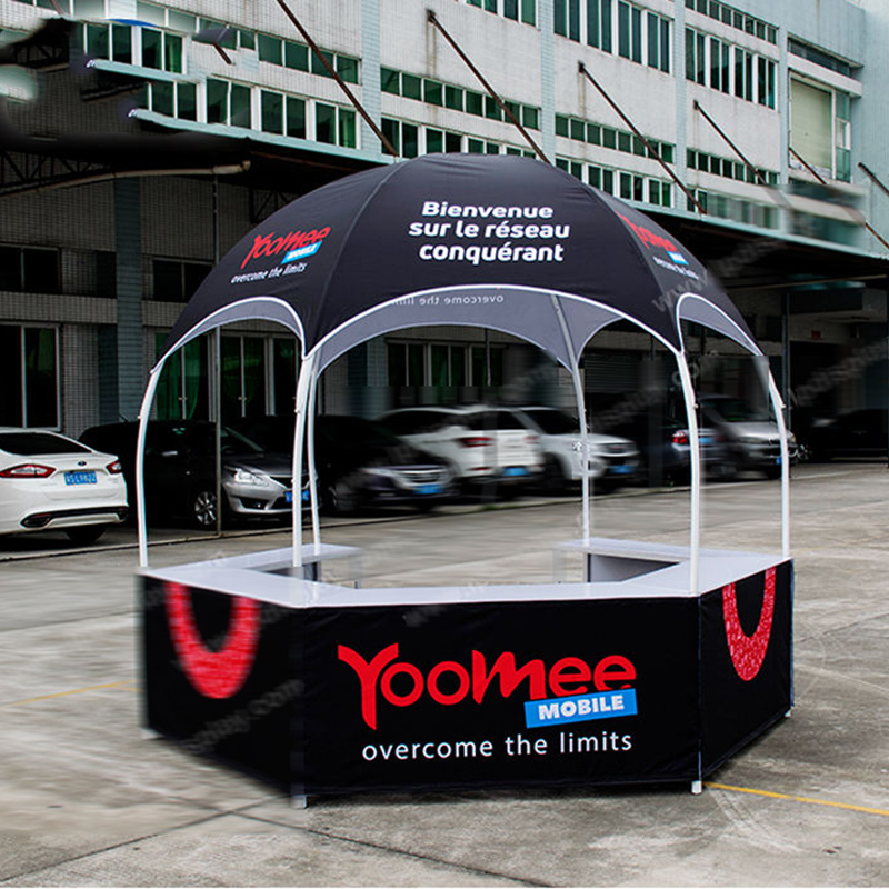 Custom Branding Geodesic Domes Collapsible Booth Kiosk Tent