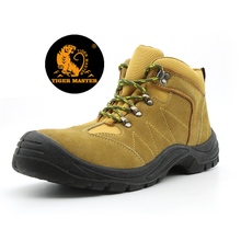 Slip Resistant Suede Leather Cheap Price Safety Shoes Sports