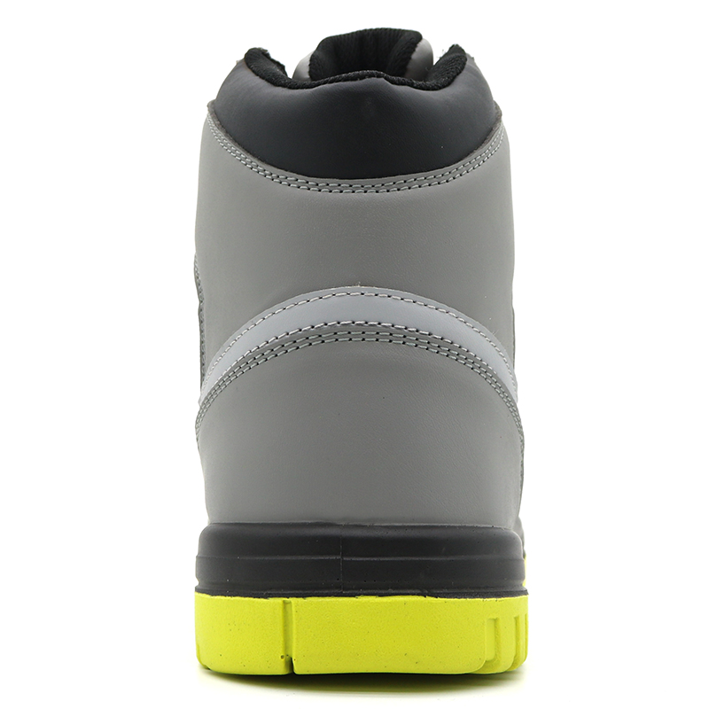 Mid Cut Anti Slip Light Weight Safety Shoes Sports Composite Toe
