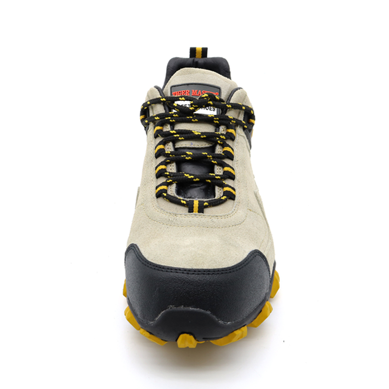 Soft Rubber Sole Steel Toe Outdoor Hiking Safety Shoes for Chile