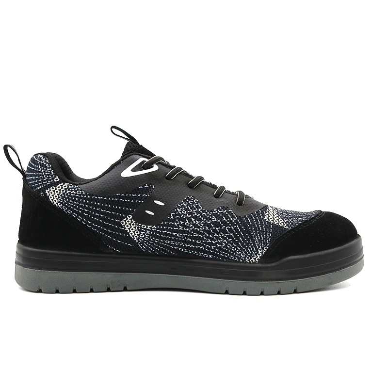 Oil slip resistance pu sole CE composite toe safety shoes sport