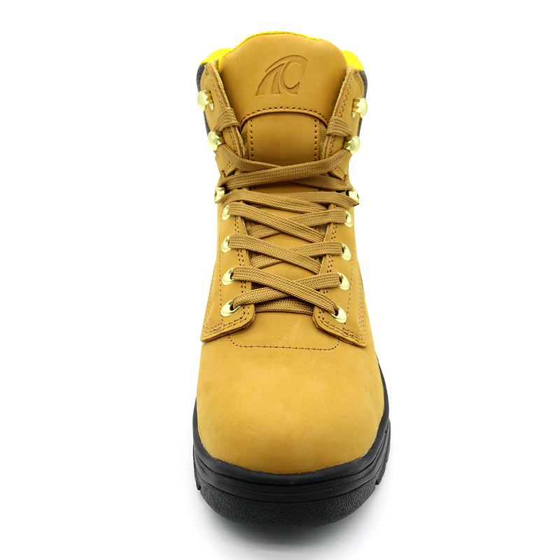 Nubuck Leather Oil Field Safety Shoes Steel Toe