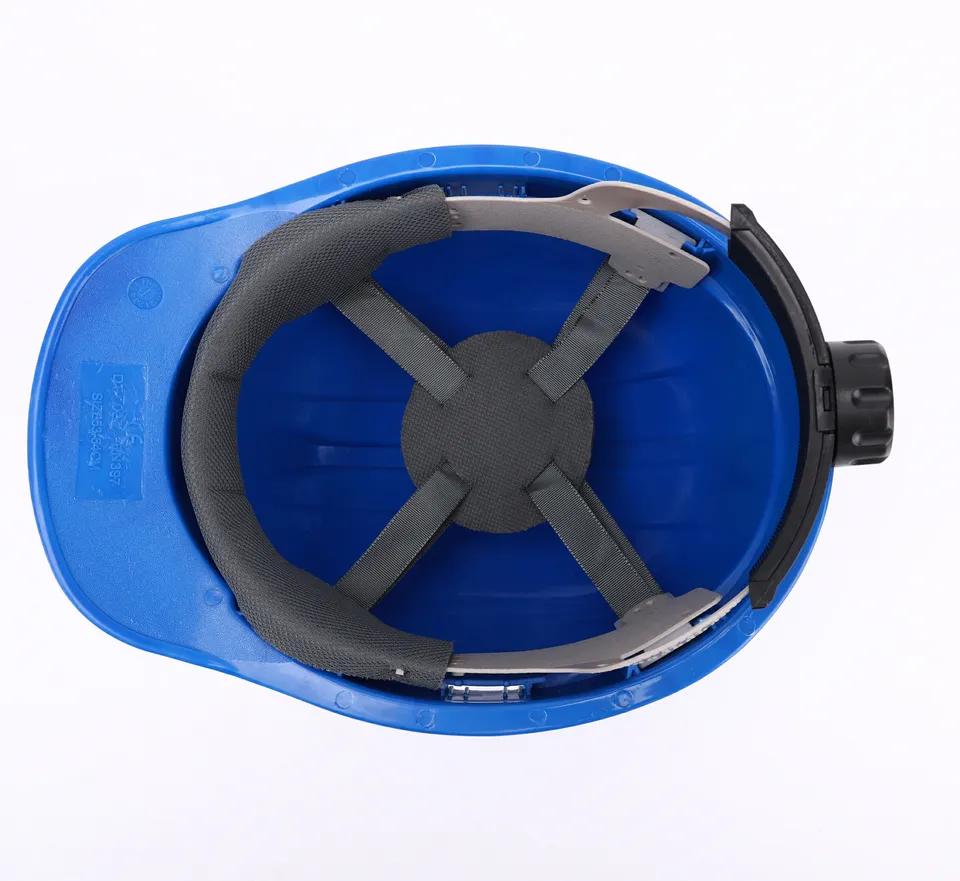 Blue ABS Shell Construction Safety Helmet Hard Hats