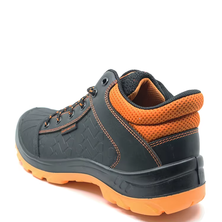 Leather Mining Safety Shoes with Steel Toe Steel Mid-sole