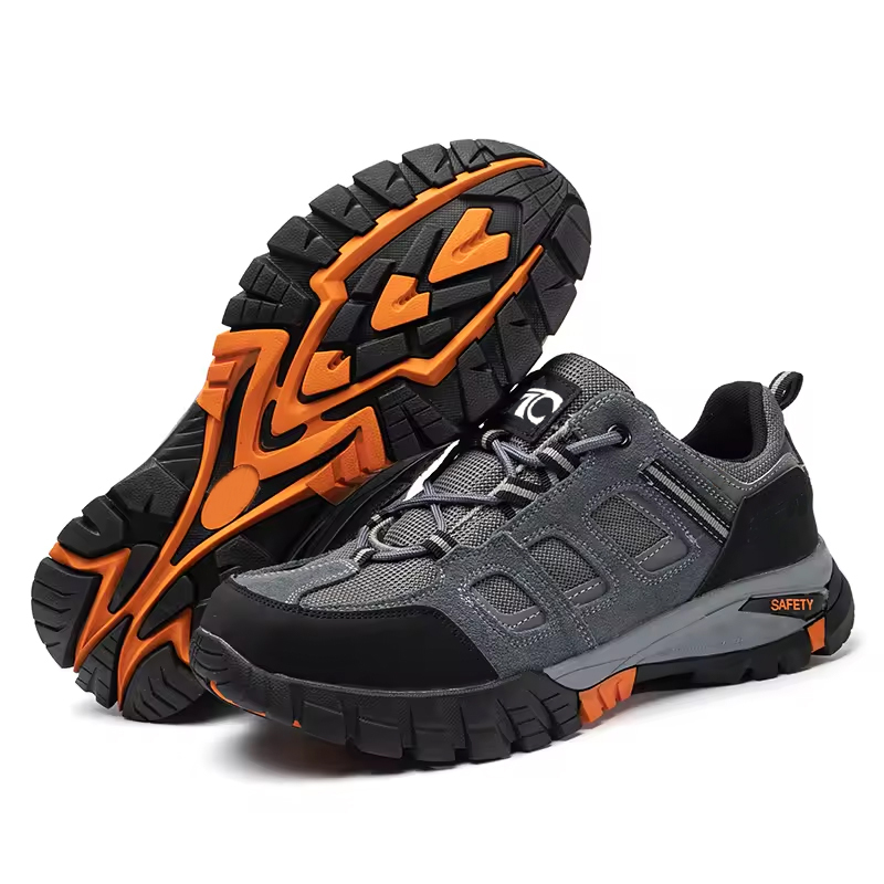 Steel Toe Puncture Proof Suede Safety Shoes for Men