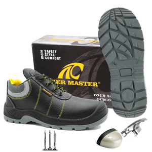 Oil Slip Resistant Steel Toe Work Safety Shoes for Men Waterproof
