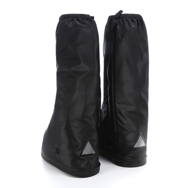 40 Cm Waterproof Motorcycle PVC Rain Boots Shoes Cover With Zipper