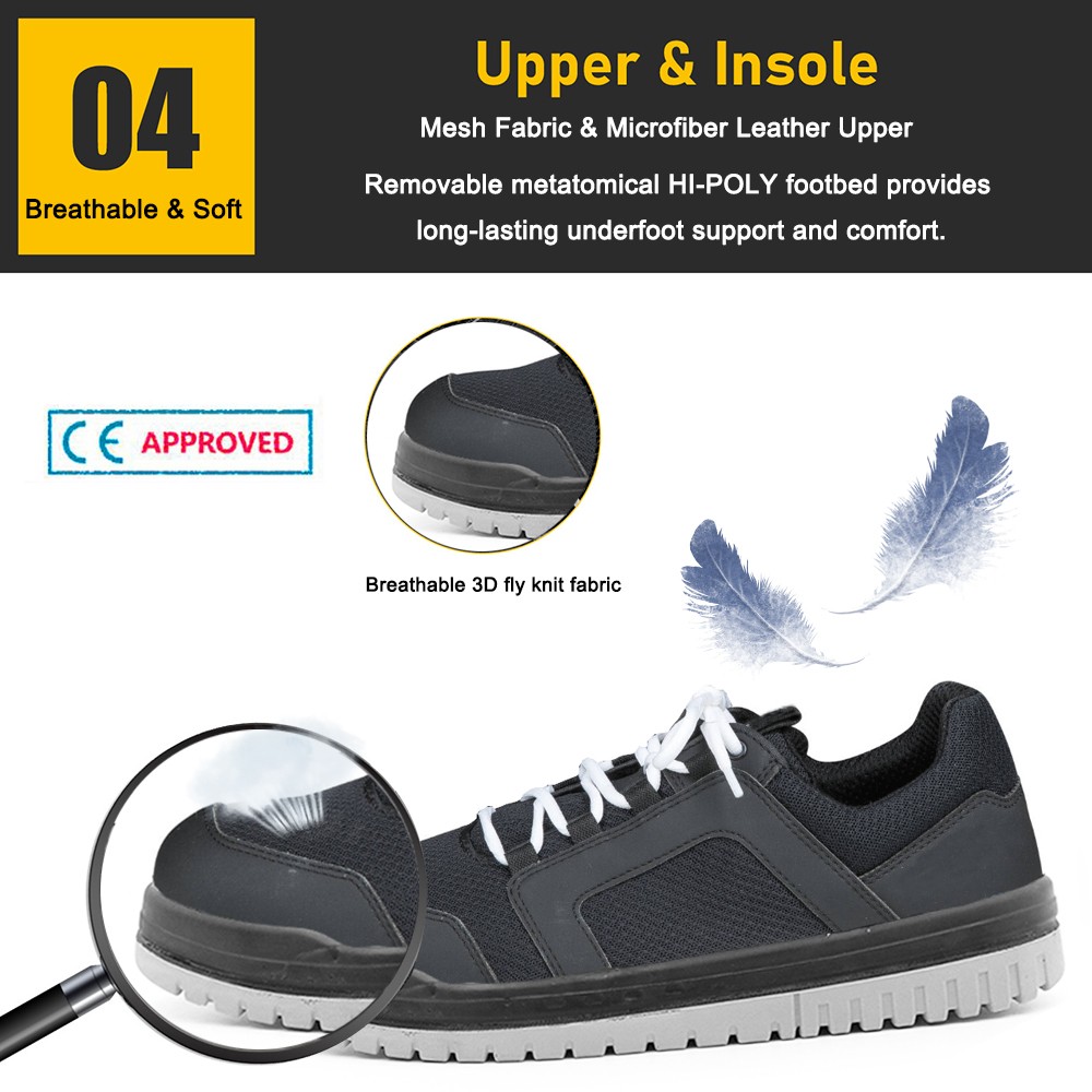 Non Metallic Work Safety Shoes with Composite Toe