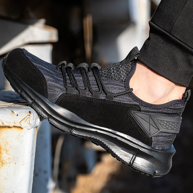 Warehouse Comfort Sport Safety Shoes With Steel Toe