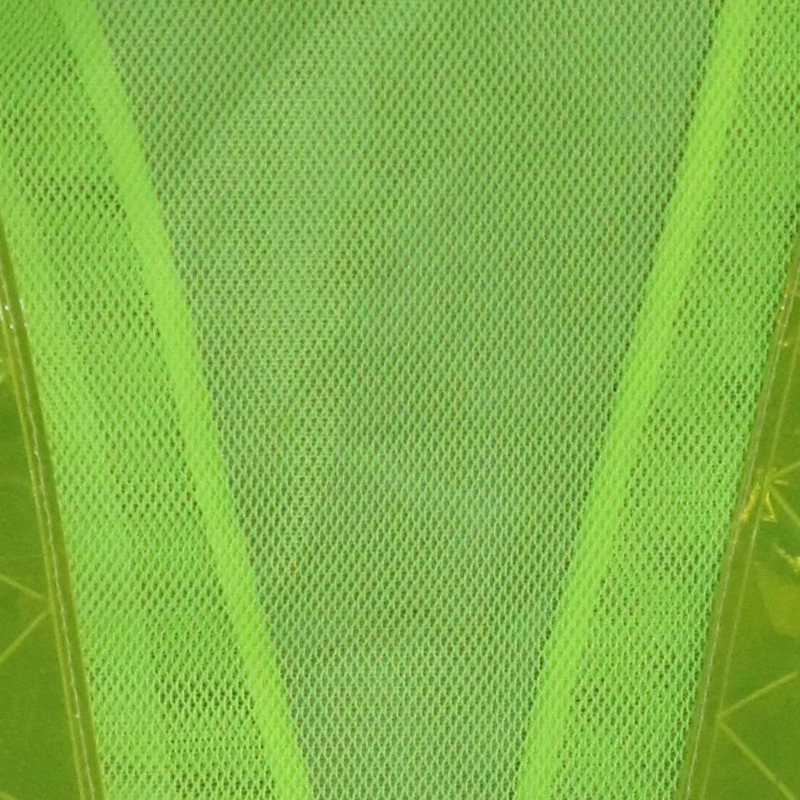 Green Mesh Netting Hi-vis Reflective Safety Vest for Construction