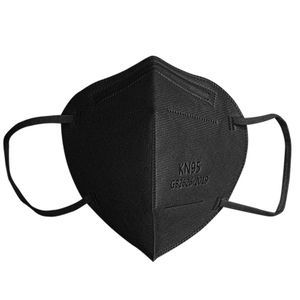 KN95 Non-woven Disposable Dust Face Mask Black