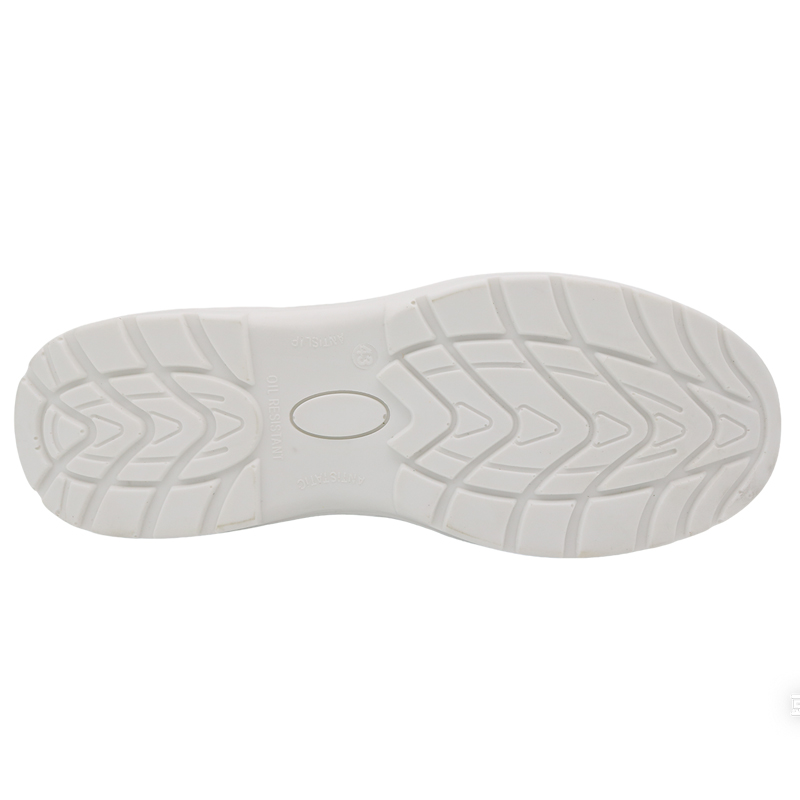 White Anti-static Kitchen Chef Safety Shoes with Fiberglass Toe