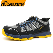 Twist Lock Fashion Sport Safety Shoes with Fiberglass Toe