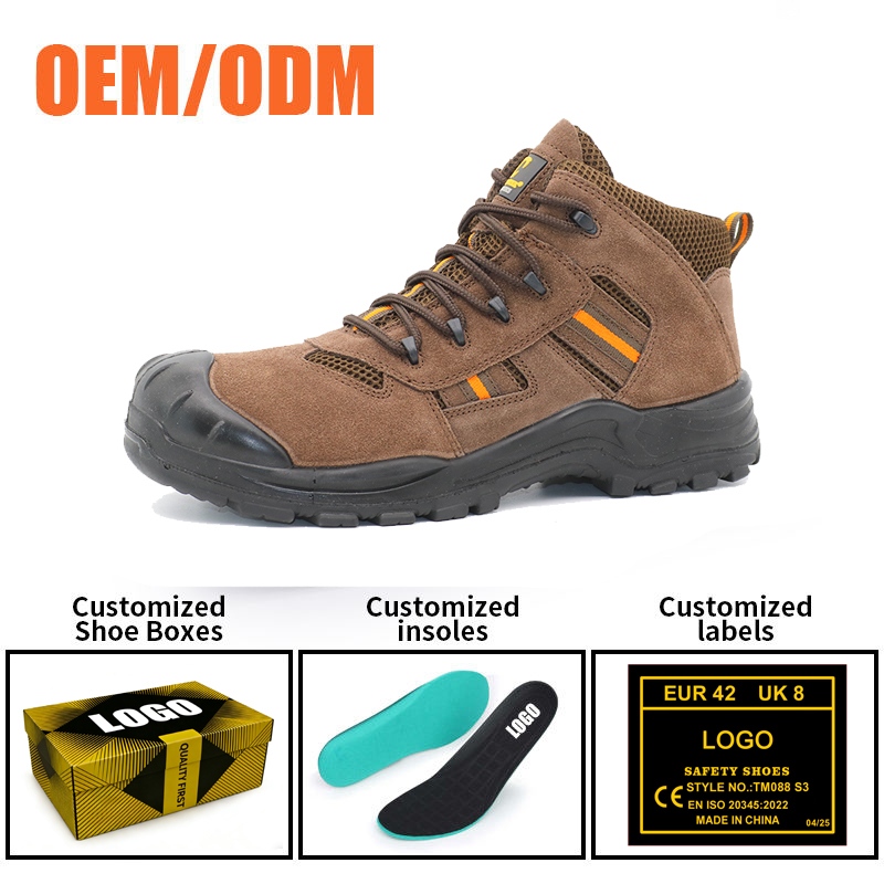 18kv Insulated Electrical Suede Safety Shoes with Composite Toe