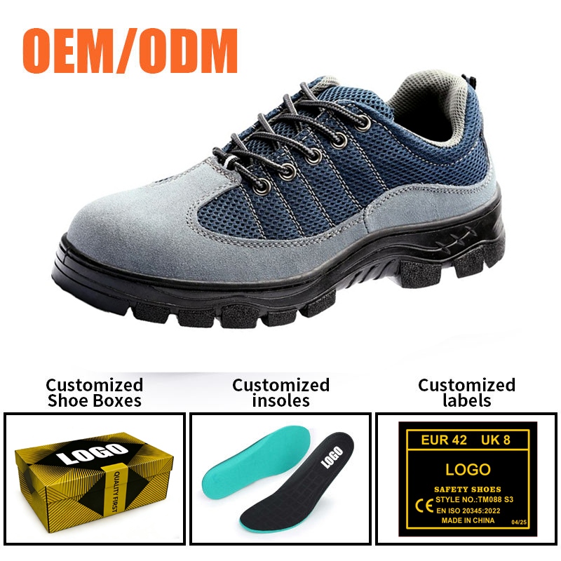 Cheap Suede Leather Work Safety Shoes with Steel Toe