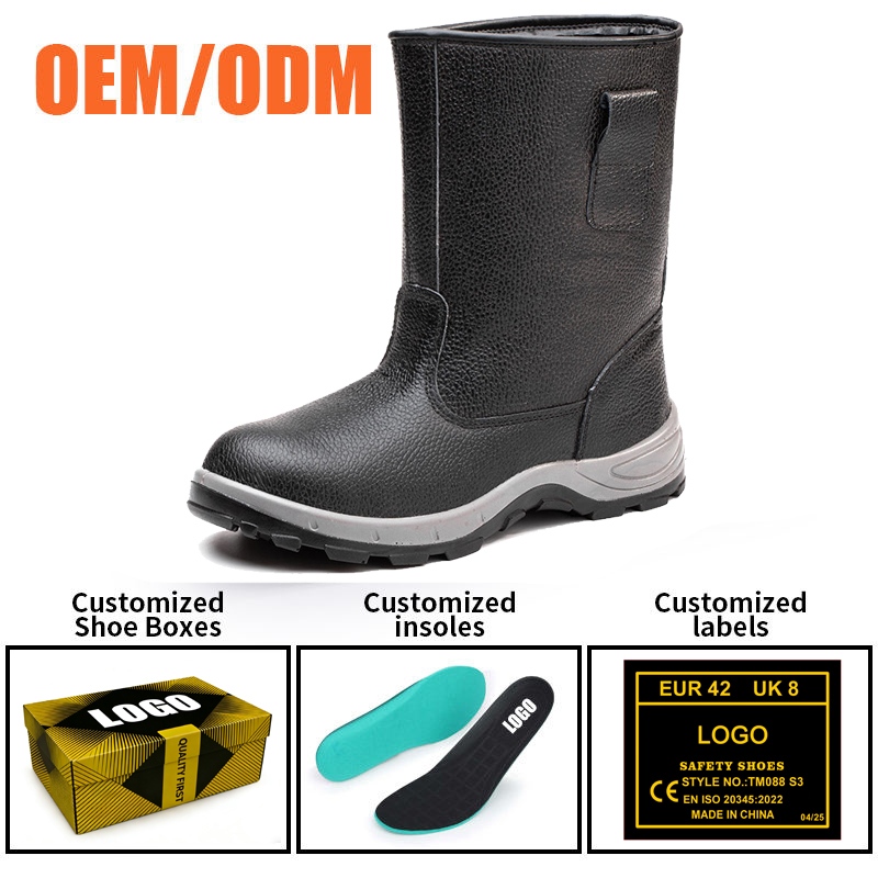 Non-slip Steel Industry Welding Safety Boots for Men