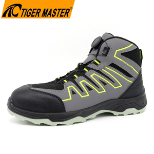 Twist Lock Steel Toe Anti Puncture Workshop Safety Boots Men