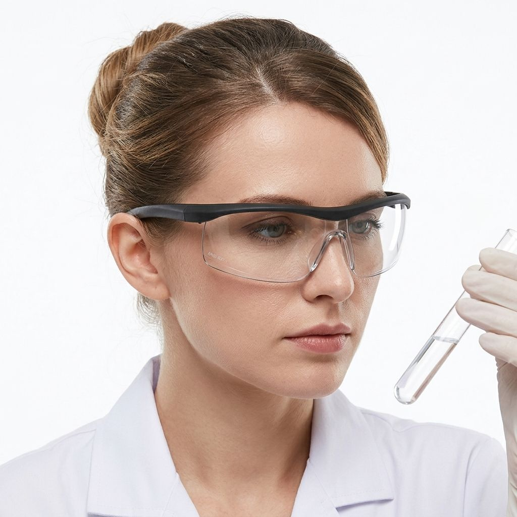 Clear Leans Lab Eyewear Safety Goggles Anti-fog & Anti-scratch