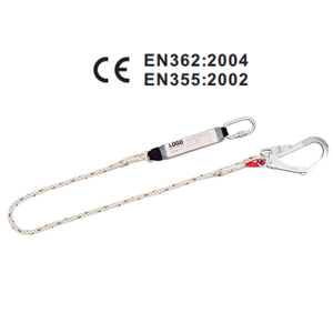 CE Verified One Forged Large Hook Fall-arrest Energy Shock Absorber Safety Rope 