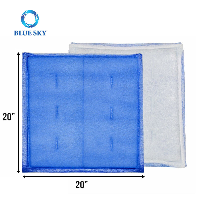 20' x 20' 蓝天线框喷漆室油漆预面板进气空气过滤器粘性进气过滤器