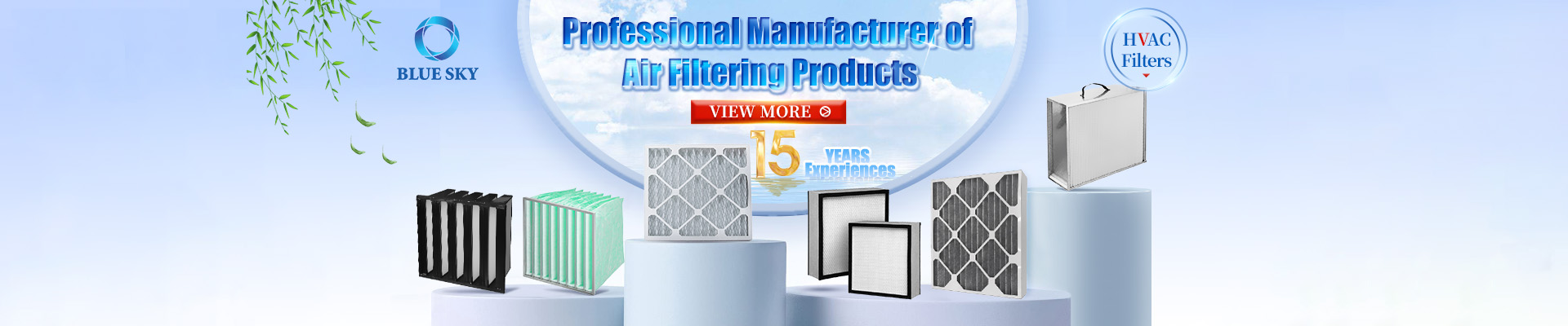 Blue Sky Fabricante profesional de productos de filtrado de aire