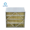Fabricantes de filtros Filtro de efecto medio tipo caja de gran volumen de aire Filtros de aire F6 F7 F8 F9