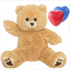 Teddy Bear with Recordable Message Christmas Stuffed Animal 30's Heart Voice Recorder Plush Toy for Kid Birthday Children's Day