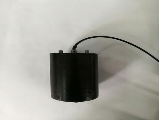 Transdutor de hidrofone de vetor de cristal &uacute;nico