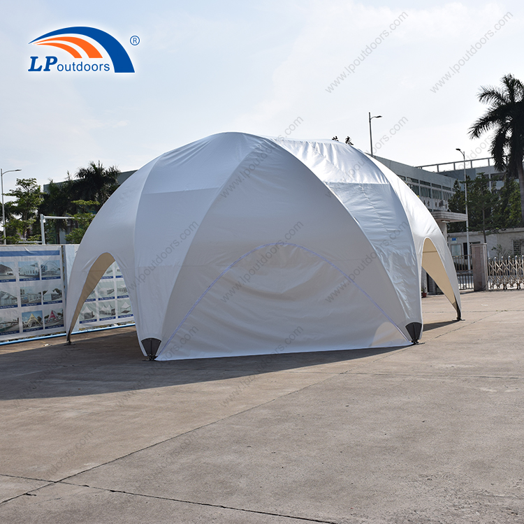 定制直径9米蜘蛛形六角圆顶帐篷用于广告活动