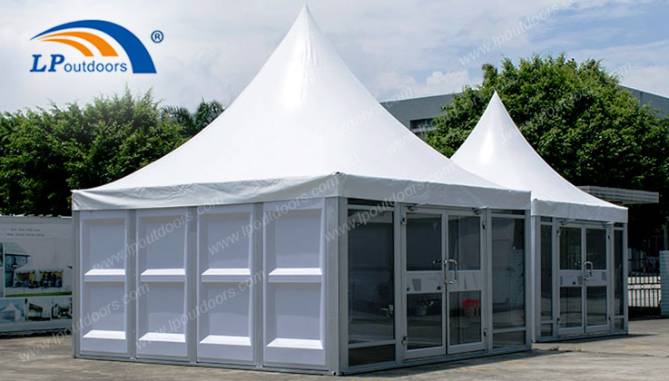 carpa pogoda con pared de ABS