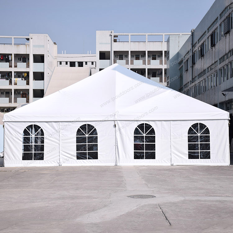 Carpa de estructura clásica con marco keder de aluminio para exteriores LP de 40x60' para eventos de fiesta de 200 personas