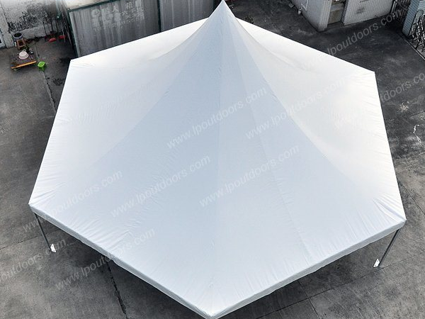 Carpa pagoda hexagonal de 12m de diámetro para exteriores para eventos