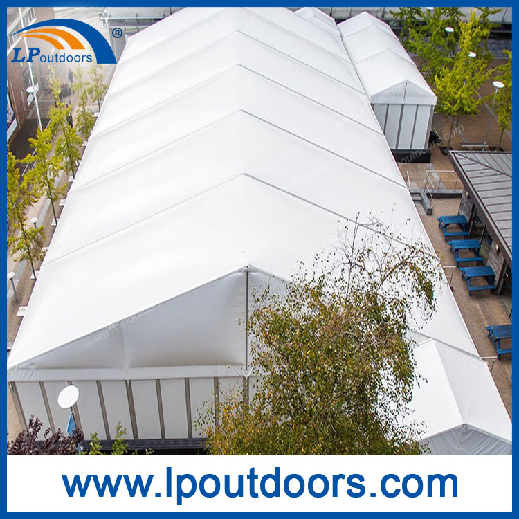 Большая алюминиевая временная конструкция теплоизоляционного здания, промышленная палатка для хранения