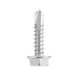 SS304+SUS410 Tornillo de autoimensionamiento de cabeza de brida bi-metal bi-metal 