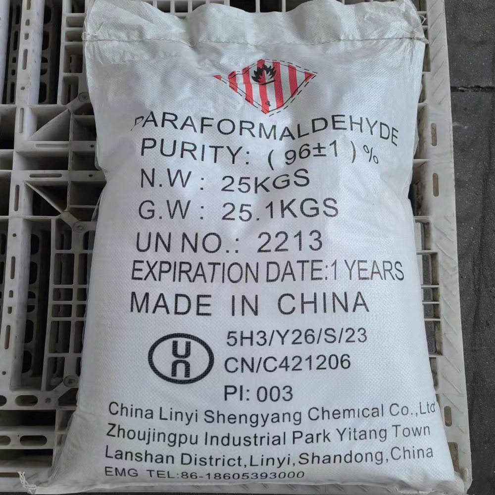 Polioximetileno branco em pó de paraformaldeído 96% CAS 30525-89-4 para produtos químicos