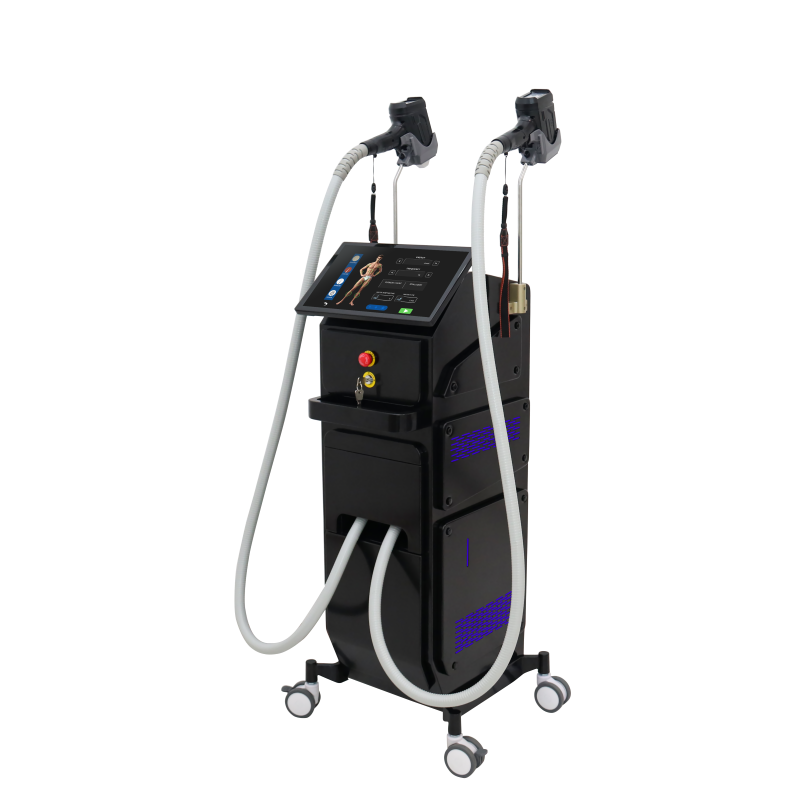 Permanentes Laser-Haarentfernungsgerät mit zwei Handstücken