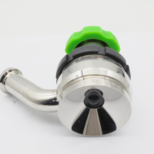 Асептические нижние мембранные клапаны с промывкой из нержавеющей стали SS316L 