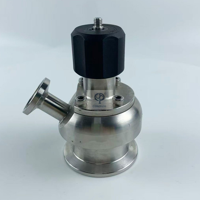 Клапан для отбора проб с асептическим зажимом из нержавеющей стали DN8 с одним портом SS316L