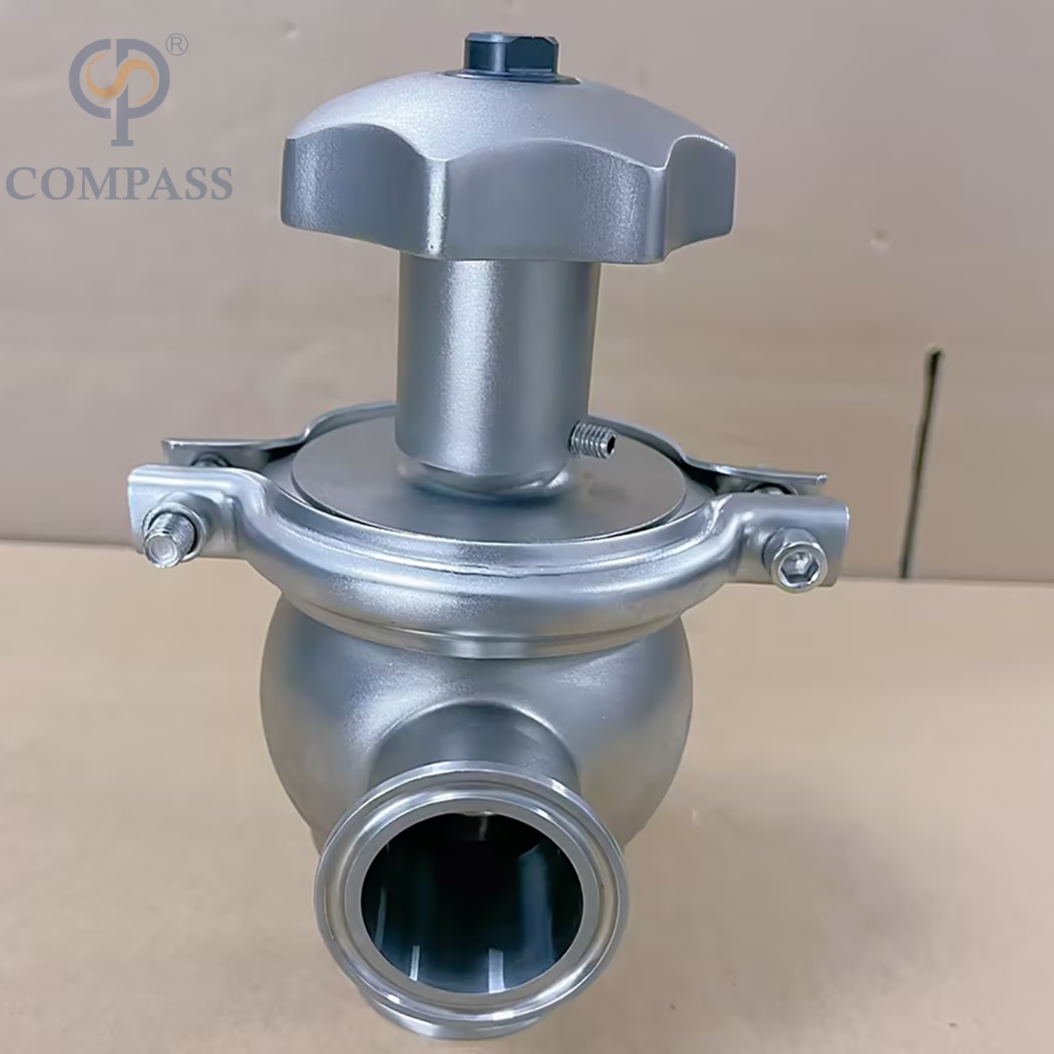 Лидер продаж 1,5 дюйма TC 50,5 мм SS316L санитарная нержавеющая сталь гигиена пищевой SMS ручной зажим заканчивается клапаны регулятора потока