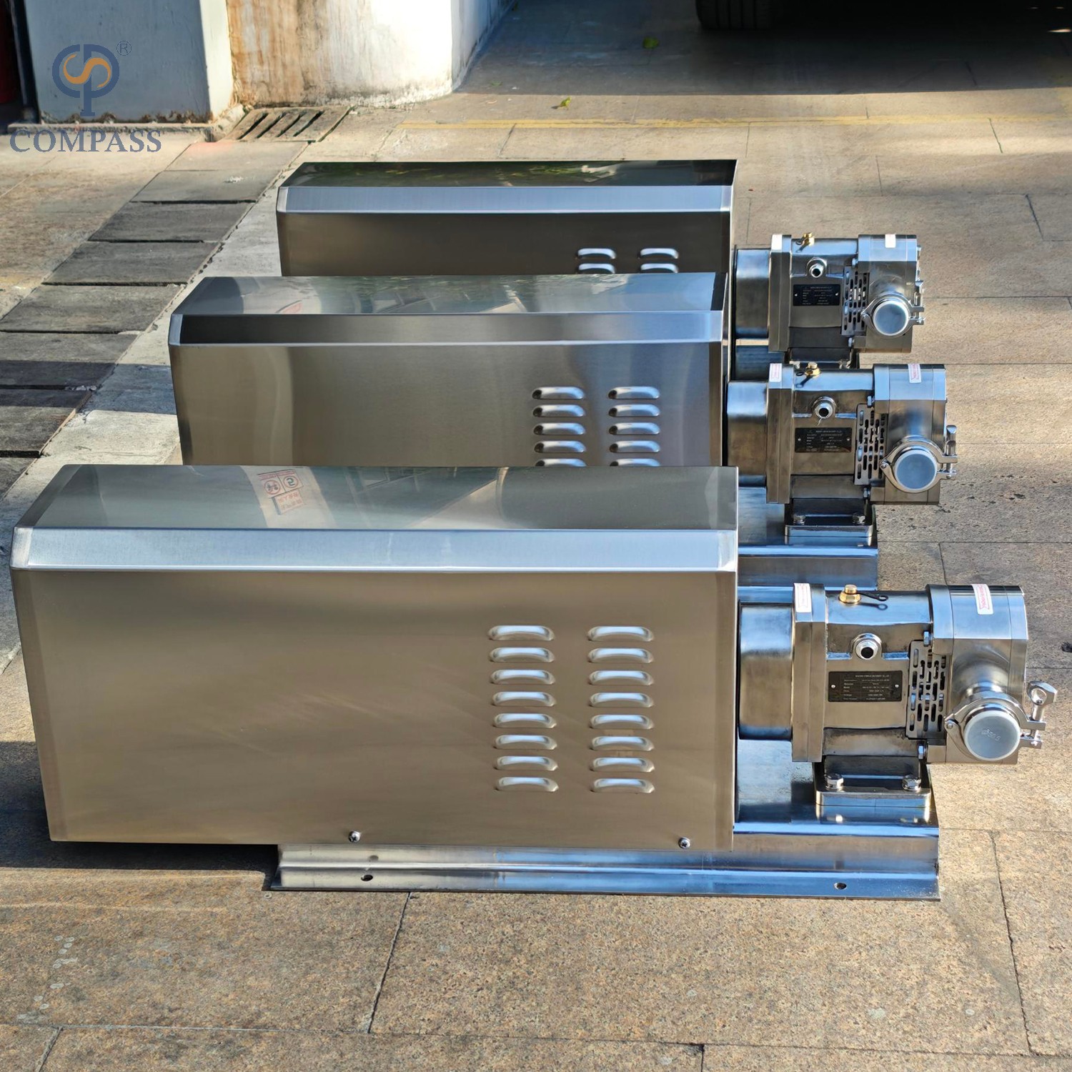 Санитарный кулачковый насос SS316L с двигателем с фиксированным передаточным числом 