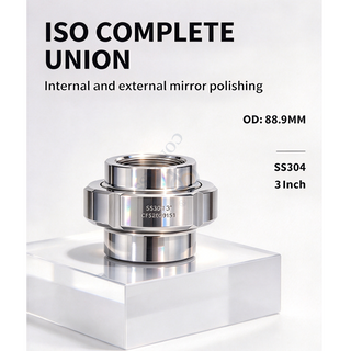 OD88.9MM 3Inch SS304 ISO Complete Union для пищевой промышленности и производства напитков