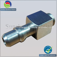 High Precision CNC Turning Parts Aluminium Hose Connector Joint (TU15012)