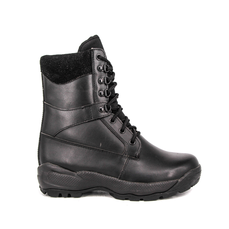 Botas militares de cuero completo de combate chino de caza de alta calidad 6275