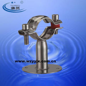 Sanitary Pipe Holder with Underpan