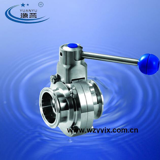 Sanitary Ferrule Butterfly Valve