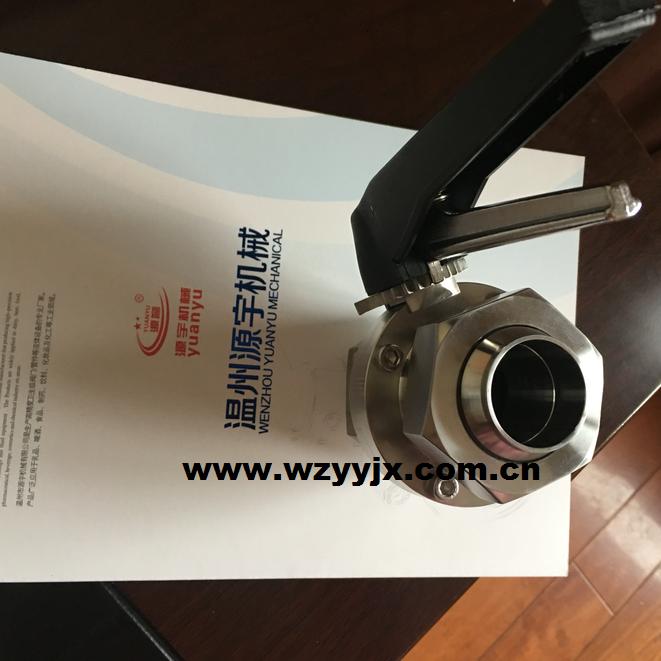 RJT Union Sanitary Butterfly Valve