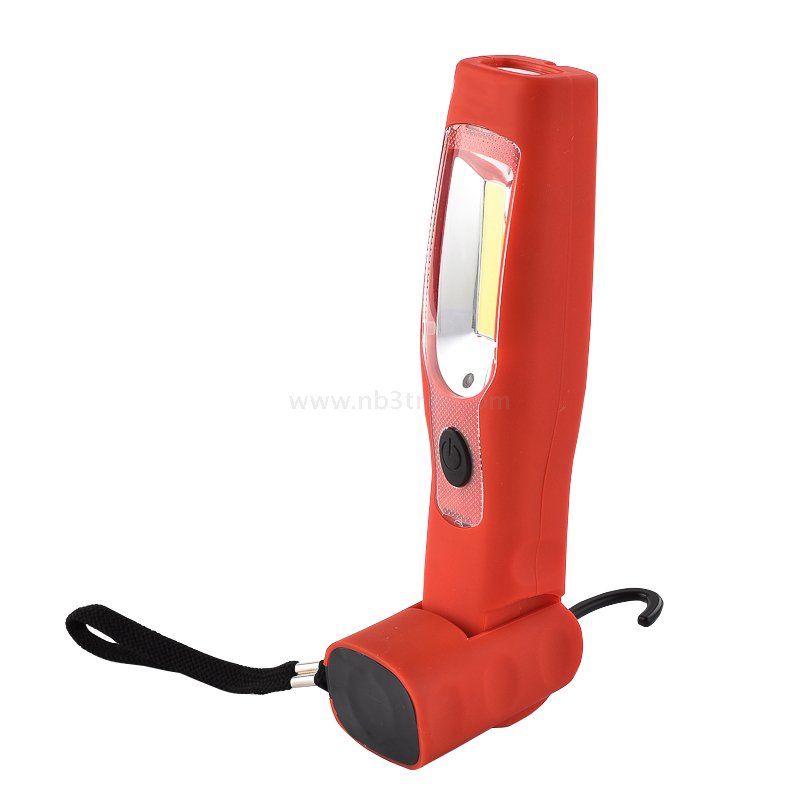 3W COB+5LED Portable Cordless Rechargeable Work Light with Magnetic Base