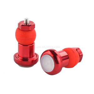 1 LED Aluminum+Silicone Mini Bicycle light For Bicycle Front Bar