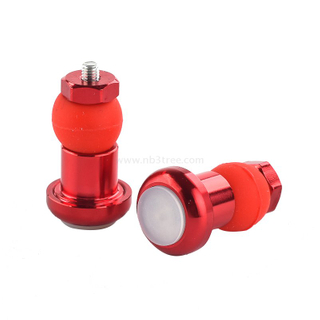1 LED Aluminum+Silicone Mini Bicycle light For Bicycle Front Bar
