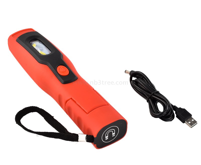 12 SMD+1 LED Cordless Work Light Rechargeable With Car Charger